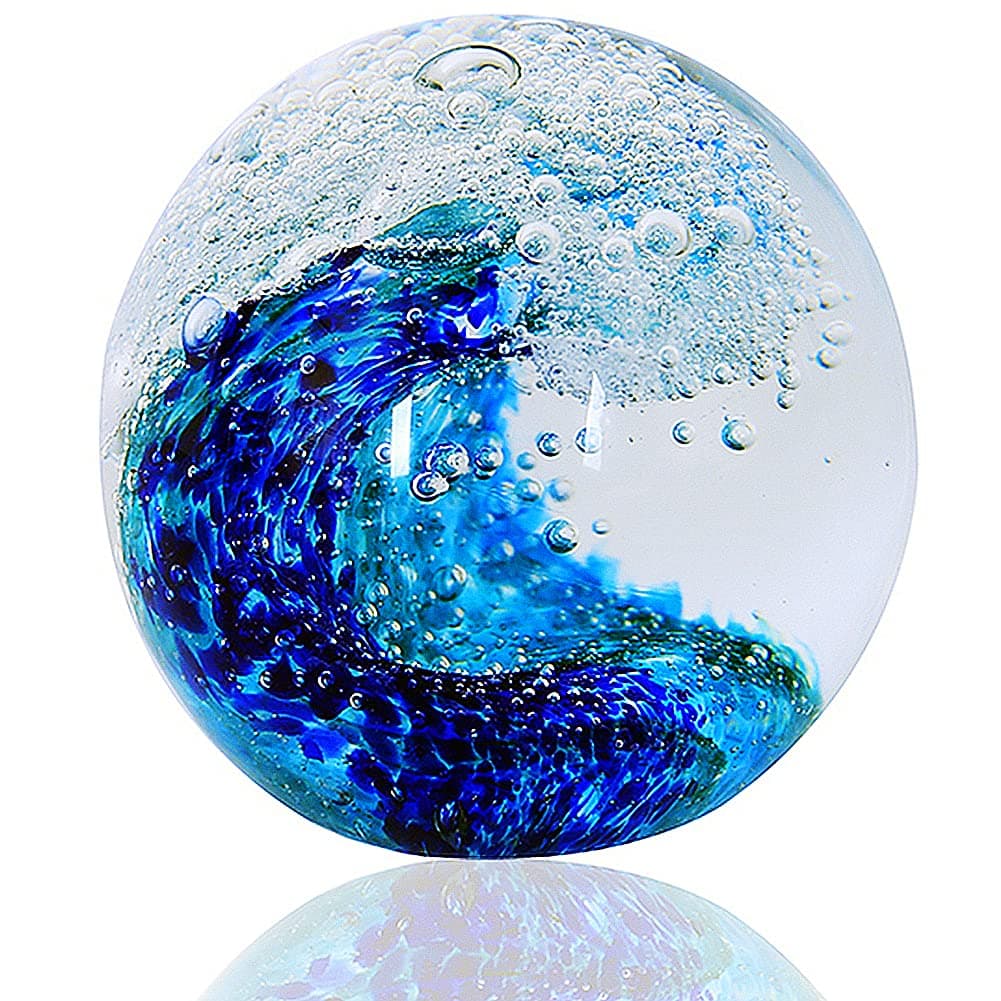 Glass paperweight balls