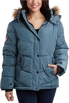 CANADA WEATHER GEAR Women's Winter Coat - Quilted Heavyweight Puffer Parka Coat – Plus Sized Jacket for Women (S-3X)