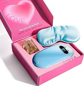 Portable Cordless Heating Pad, Heating Pads for Period Cramps, Back Pain with 6 Heat Levels 6 Massage Modes, Gift Set for Women