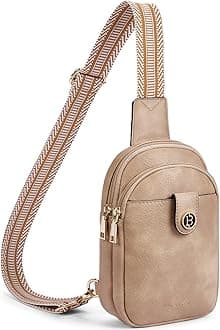 Small Sling Bag Crossbody Bags for Women Trendy Crossbody Purse Leather Chest Bag