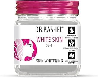 White Skin Gel | With Niacinamide & Arbutin | Natural Skin Whitening Formula | Brightening | Hydrating | Paraben Free | All Skin Types | 380ml