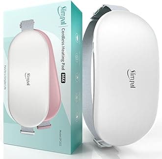 Slimpal Heating Pad for Period Cramps&Back Pain, Plus-Sized Electric Heating Pad, Menstrual Period Cramps Heat Belt Pain Relief, 3 Timer Auto Off Setting, Girls Women Wife