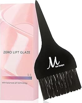 Shinefinity Zero Lift Glaze 05/37 Light Brown Gold Brown Demi-Permanent Hair Color 2 Ounce and M Hair Designs Tint Brush (Bundle)