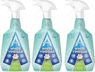 Astonish Multipurpose Cleaning Spray with White Vinegar, Powerful Cleaning for Surfaces, Vanilla & Gardenia Scent, 3 x 750ml