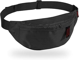 Running waist pack,Fanny Pack for Men Women,Lightweight Belt Bag for Travel Sports Hiking (355 Blak)