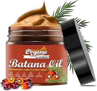 Raw Batana Oil For Hair Growth | Pure Raw Unrefined Batana Butter | Dr. Sebi from Honduras Hair Growth Oil Solution for Men & Women, Enhances Thickness, Repairs Split Ends 100Grams