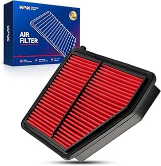KAX Premium Engine Air Filter, GAF033 (CA12051) Replacement for Honda Civic L4 2.0L 2016 2017 2018 2019 2020 2021, HR-V 2023 2024, 200% Longer Life