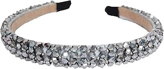 Vogue Hair AccessoriesCrystal Beaded Plastic Fancy Party Wedding Hairband For Girls