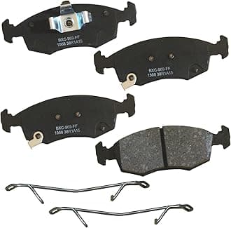 Bendix Premium SBC1568 Ceramic Front Brake Pads for Fiat 500 2017-2012, Palio 2011-2010, Palio 2020-2013
