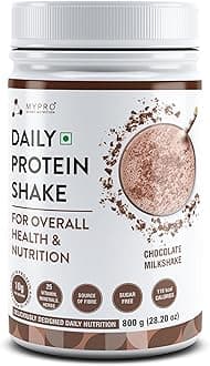 Mypro Sport NutritionDaily Protein Shake 118 kcal Calories,25 Vitamin,Minerals & 7 Herbs,Provide Energy,Support Immunity & bone Health-For Men & Women Chocolate Flavor -800Gm