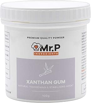 Xanthan Gum 100g Powder Thickener Stabiliser Ideal For Making Soups Sauces Gluten Free Baking Ice Cream VEGAN Vegetarian Gluten Free Halal Kosher Non-GMO (Recyclable Pot)