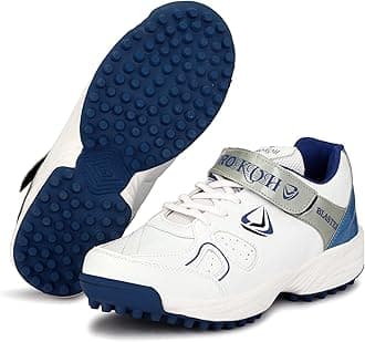 PRO KVH Men's Cricket Spikes Shoes | Extended Plus Series with Maximum Energy Return, Upgraded for New Generation of Cricket | Rubber Toe for Stability and Support