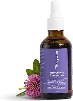 Bodywise Hair Growth Actives 21% Hair Growth Serum | With 3% Redensyl, 3% Procapil, 2% Baicapil | For Hair Fall Control (60 Ml (Pack Of 1))