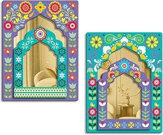 Sehaz Artworks Home Decoration Items for Living Room | Decorative Items for Home wall | Mirror Jharokha Wall Decor | Wall Decoration Items for Bedroom | Jharokha wall hangings for living room