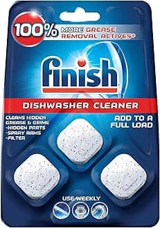 In-Wash Dishwasher Cleaner: Clean Hidden Grease & Grime, 3ct