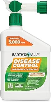 Earth's Ally Fungicide for Lawns | 32 fl. oz. Ready-to-Spray, Treats 5,000 Sq. Ft. | Natural Spray | Pet Safe | Bee Safe