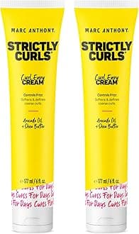 Marc Anthony Curl Cream with Shea Butter & Oils Defines & Softens Curly & Wavy Hair, Set of 2