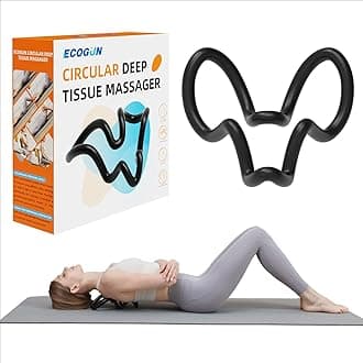 ECOGUN Deep Tissue Massage Tool - Scapula, Back, Hip Flexor Release Tool,Shoulder Blade Release, Psoas Massager, Muscle Tension Pressure Point Stretching Back Health equipmen Trigger Point Massager