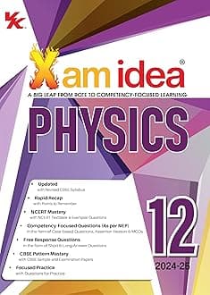 Xamidea Xam idea Physics Class 12 Book | CBSE Board | Chapterwise Question Bank | Based on Revised CBSE Syllabus | NCERT Questions Included | 2023-24 Exam