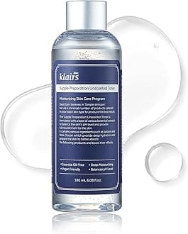 Dear Klairs Unscented Toner | Non-Irritation for Sensitive Skin, Instant Soothing, Skin Flooding & Layering, Hyaluronic Acid, Korean Skin Care, Vegan, Essential Oil Free, 6.08 fl oz