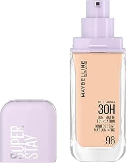 New York, Super Stay Lumi-Matte Liquid Foundation, 30hr Longwear formula, Light as Air, Waterproof, Sweatproof, Luminous Matte Finish, Sh - 96