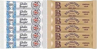 Silver Spoon White & Billington's Brown Sugar Sticks | Build your own pack| Customisable pack quantities 200 to 2000 Sticks Total