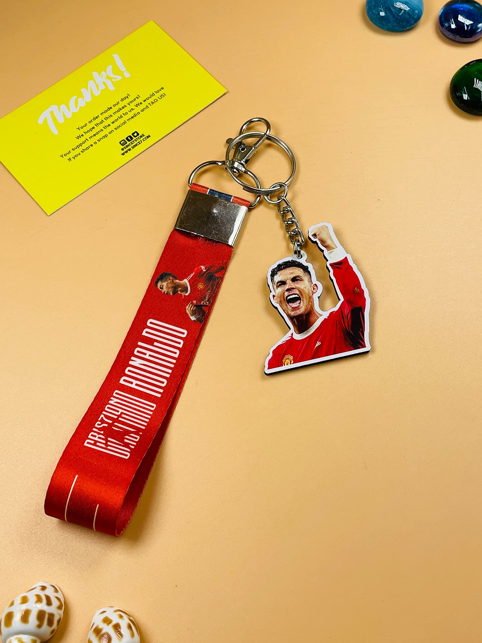 Combo 2 In 1 Premium Double Sided Printed Keychain