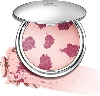 - Shimmer Face Highlighter Makeup Powder, Gel to Powder Glow Finish, Leaving a Lightweight & Healthy Radiance, Long Lasting Luminous Face Body Highlighter Makeup (PK02 Rosettes Light)