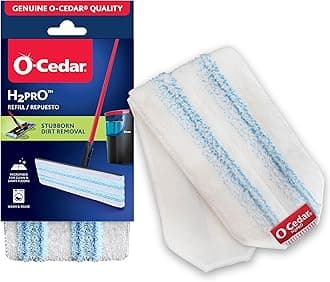 Genuine H2prO Mop Pad Replacement (1-Pack) | Microfiber Refill | Machine Washable | Removes 99% of Bacteria with Water* | Compatible with O-Cedar H2prO Spin Mop System