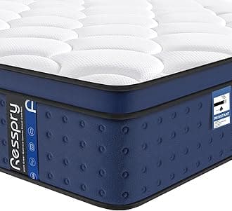 Small Double Mattress, 12Inch Hybrid Mattress for Pressure Relief, Breathable Foam with Individually Pocket Spring, Medium Small Double Bed, Navyx Collection(120×190×30cm)