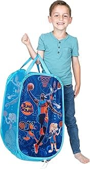 Franco Kids Room Collapsible Storage Bin Pop Up Hamper, One Size, Space Jam 2 A New Legacy