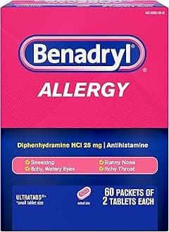 Benadryl Allergy ULTRATAB 60X2 DISPENSIT, 1 Count