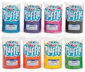 Educational Insights Playfoam Pluffle Rainbow Pack of 8 Colors: Non-Toxic, Sensory Play, Ages 3+
