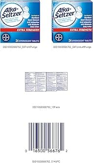 Alka-Seltzer Effervescent Extra Strength - 24 Tablets, Pack of 3