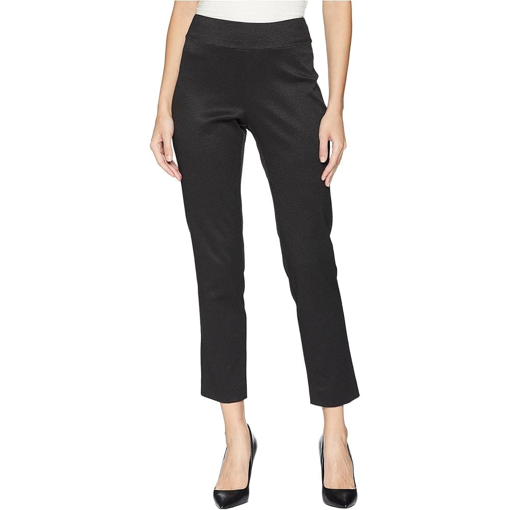 Pull-On Pique Ankle Pants