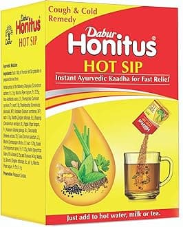 Honitus Hot Sip Ayurvedic Kaadha - 4 g Sachets (Pack of 7)