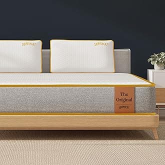 Original Ortho Mattress with AirGen™ Memory Foam | Medium Firm Feel for Balanced Comfort | 8 Inch Bed Mattress | Anti-Bacterial Fabric Cover |10 Years Warranty|(King Size,78x72x8 inches)