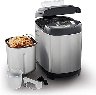 Oster Breadmaker with ExpressBake | 2,000 lb Capacity, Gray
