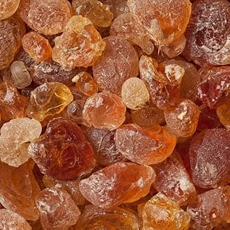 HalalEveryDay Gum Arabic 8 oz, Raw Acacia Gum Resin Nuggets, Natural African Gum Arabic Pieces for Food Preparation, Thickening and DIY Use