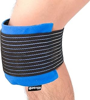 Gel Packs Direct 3-in-1 Reusable Multipurpose Ice Pack for Sports Injuries with Adjustable Strap & Wrap. Hot and Cold Compress Knee Support for Arthritis, Replacement Surgery, Swelling & Joint Pain.