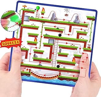 Squishy Sensory Toys for Kids - Autism Toys Fidget Marble Maze - Sensory Toys for Kids with Autism, Fun Fidgets for Student Classroom Prize Stocking Stuffers, Gifts Christmas Stocking Suffers