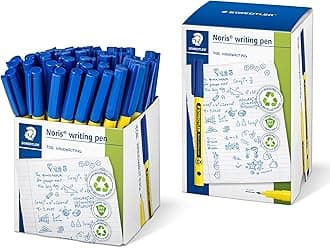 STAEDTLER Noris - Handwriting Pen - Blue - Pack of 50, 307-3 CT50