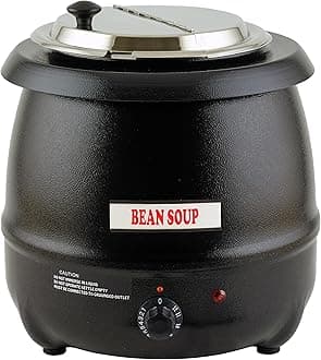 Commercial Electric Soup Kettle Warmer - 10.5 Quart