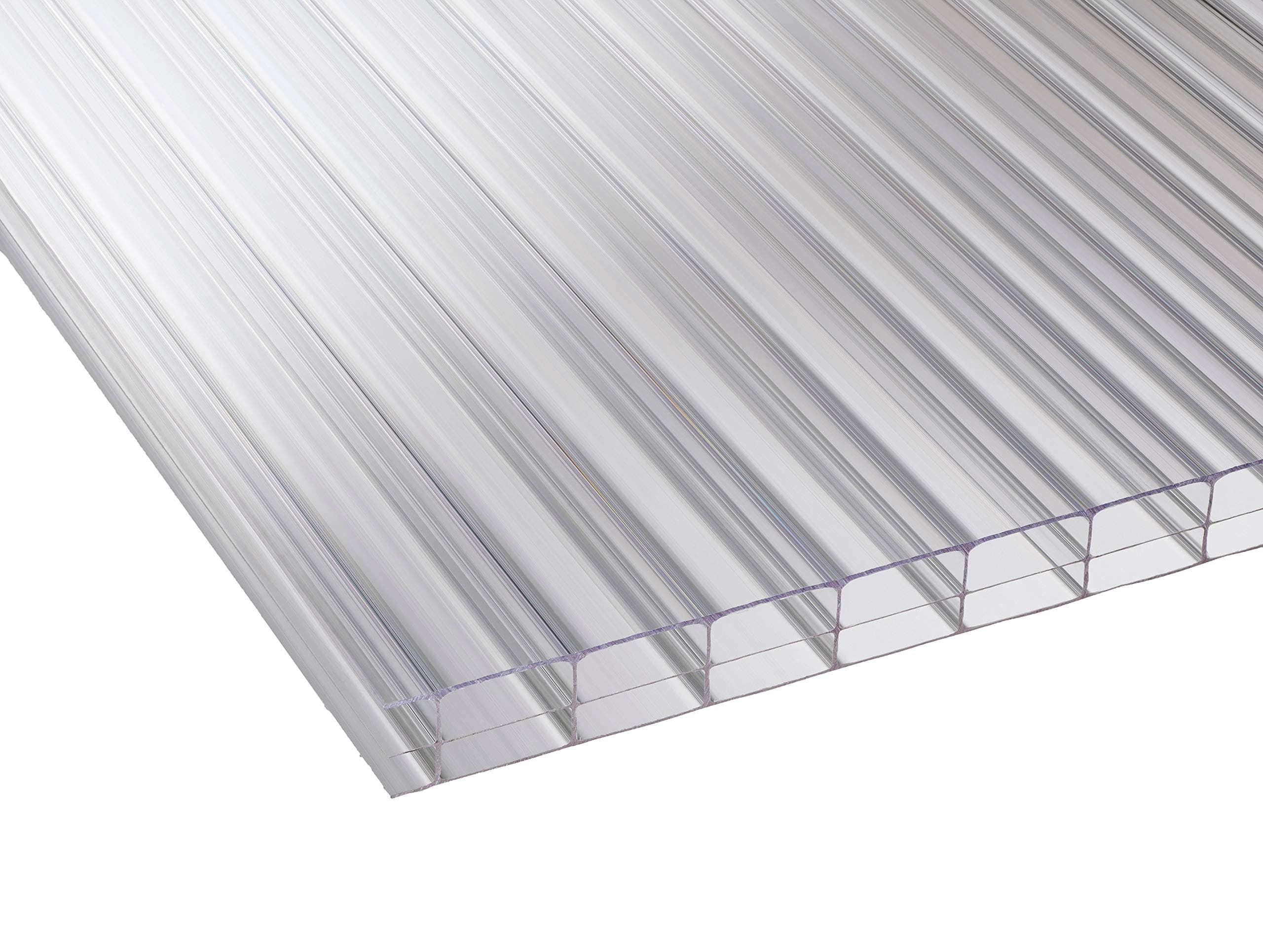 16mm Clear Polycarbonate Plastic Roofing Sheets - for Carport, Canopy, Lean to, Conservatory VARIOUS SIZES (2, 0.9)