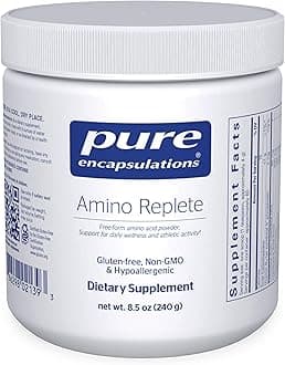 Pure Encapsulations Amino Replete | Hypoallergenic Free-Form Amino Acid Powder Supplement | 8.5 Ounces Powder
