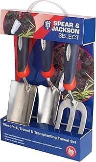 Spear & Jackson Select3Ps Select Stainless Steel Set (3 Pieces), Multicoloured, 23.0 cm*34.0 cm*6.0 cm