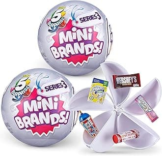 Mini Brands Series 3 - Mystery Brand Collectibles Made by Zuru - 2 Pack, Multicolor