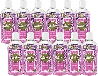 Fabulosa 4 in 1 Concentrated Antibacterial Disinfectant All Purpose Cleaner, 220ml, 12 pack, Electrify