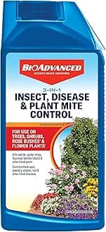 3 in 1 Insecticide & Fungicide for Plants, Disease & Plant Mite Control, Concentrate, 32 FOZ