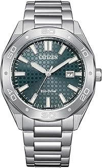 Citizen Men's Eco-Drive Sport Casual Odyn Watch, Stainless Steel Watch, 3 Hand, Date